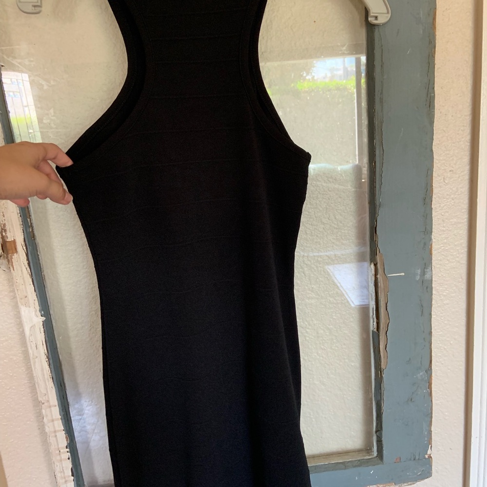 Black bandage dress